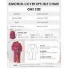 imageBsubseach Kimonos for Women Lace Sexy Swimsuit Cover Ups Open Front Beach Robe Summer CardiganDdark Rose