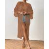 imageBsubseach Kimonos for Women Lace Sexy Swimsuit Cover Ups Open Front Beach Robe Summer CardiganDkhaki