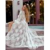 imageBsubseach Lace Long Sleeve Beach Kimono Cover Up for Women Bikini Swimsuit Cover Ups Swimwear CardiganWhite