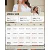 imageBsubseach Swimsuit Coverup for Women V Neck Bathing Suit Cover Up Short Sleeve Bikini Dress Shirt With PocketsWhite