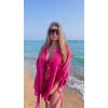 imageBsubseach Women Button Down Beach Shirt Cover Up for Swimwear Blouse TopsProse Red