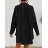 imageBsubseach Women Swimsuit Coverups Long Sleeve Button Down Beach Cover Up Dress Shirt TopBlack