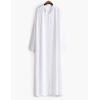 imageBsubseach Womens Kimono Swimsuit Coverup Beach Dress Lightweight Long Sleeve Bikini Cardigan Button Front Side Slit Cover UpWhite
