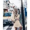 imageBsubseach Womens Long Sleeve Linen Swimsuit Cover Up Button Down Beach Cover Ups Summer Swim Shirt DressesApricot
