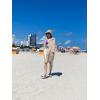 imageBsubseach Womens Long Sleeve Linen Swimsuit Cover Up Button Down Beach Cover Ups Summer Swim Shirt DressesApricot