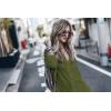 imageBsubseach Womens Long Sleeve Linen Swimsuit Cover Up Button Down Beach Cover Ups Summer Swim Shirt DressesArmy Green