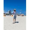 imageBsubseach Womens Long Sleeve Linen Swimsuit Cover Up Button Down Beach Cover Ups Summer Swim Shirt DressesBlue