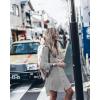 imageBsubseach Womens Long Sleeve Linen Swimsuit Cover Up Button Down Beach Cover Ups Summer Swim Shirt DressesGrey