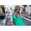imageBsubseach Womens Long Sleeve Linen Swimsuit Cover Up Button Down Beach Cover Ups Summer Swim Shirt DressesLake Green
