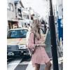 imageBsubseach Womens Long Sleeve Linen Swimsuit Cover Up Button Down Beach Cover Ups Summer Swim Shirt DressesPink