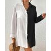 imageBsubseach Womens Swimwear Cover Ups Swimsuit Coverups Button Down Shirt Bikini OutfitsBlack