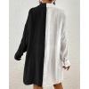 imageBsubseach Womens Swimwear Cover Ups Swimsuit Coverups Button Down Shirt Bikini OutfitsBlack