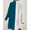imageBsubseach Womens Swimwear Cover Ups Swimsuit Coverups Button Down Shirt Bikini OutfitsNavy