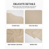 imageBsubseach Crochet Tops for Women Short Sleeve Cover Ups for Swimwear Women Knit Hollow Out Sweater Mesh Top 2025Apricot