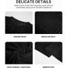 imageBsubseach Crochet Tops for Women Short Sleeve Cover Ups for Swimwear Women Knit Hollow Out Sweater Mesh Top 2025Black