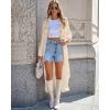 imageBsubseach Swimsuit Coverup for Women 2025 Casual Dresses Button Down Beach Dress Long Kimonos Cardigans with PocketsApricot