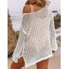 imageBsubseach Straw Tote Bag Crochet Large Woven Shoulder Purse with Crochet Cover Ups for Women Sexy Hollow Out Swim Cover Up