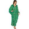 imageBsubseach Kaftan Dresses for Women Plus Size Caftan Batwing Sleeves Beach Cover Up Maxi Beach DressGreen
