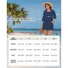 imageBsubseach Terry Cloth Swim Coverup  Women Long Sleeve Hooded Swimsuit Coverup Zipper Beach Coverups Robes with PocketsNavy Blue