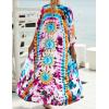 imageBsubseach Kimono Swimsuit Cover Ups for Women Robe Pool Cover Up Long Beach Dress Colorful Cardigan for SwimwearBhalo Dyeing
