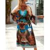 imageBsubseach Kimono Swimsuit Cover Ups for Women Robe Pool Cover Up Long Beach Dress Colorful Cardigan for SwimwearBhawks