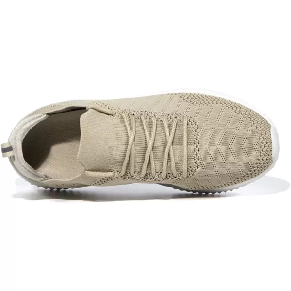 imageAkk Walking Shoes for Women  Slip on Memory Foam Lightweight SneakersZkhaki