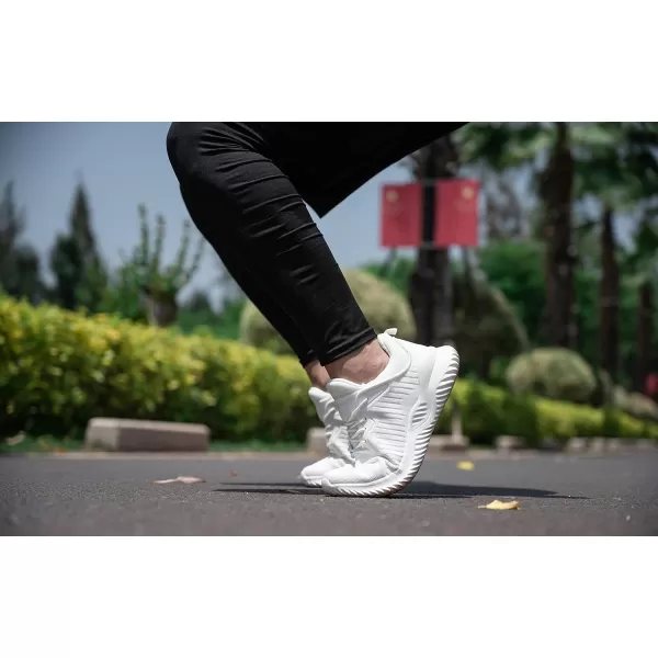 imageAkk White Sneakers for Men Walking Shoes Comfortable Lightweight Mens Work Casual Tennis Shoes for GymAkk White Sneakers for Men Walking Shoes Comfortable Lightweight Mens Work Casual Tennis Shoes for Gym