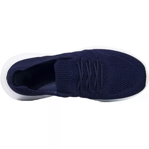 imageAkk Womens Walking Tennis Shoes  Slip On Memory Foam Lightweight Casual Sneakers for Gym Travel WorkZ1804 Navy