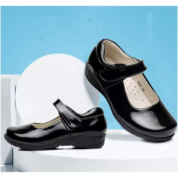 imageGirls Mary Jane School Uniform Shoes Strap Dress Uniform Flats Black Toddler size 95Girls Mary Jane School Uniform Shoes Strap Dress Uniform Flats Black Toddler size 95