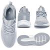imageWomens Athletic Walking Shoes  Running Tennis Shoes Jogging Workout Lightweight Breathable Slip on Sneakers for Indoor Outdoor Gym Travel WorkBgrey