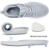 imageWomens Athletic Walking Shoes  Running Tennis Shoes Jogging Workout Lightweight Breathable Slip on Sneakers for Indoor Outdoor Gym Travel WorkBgrey