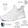 imageMens Sneakers Walking Shoes  Memory Foam Athletic Tennis Running Workout Gym Ultra Lightweight Breathable Jogging Sports Shoes Slip on Casual SneakerWhite