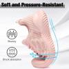 imageWomens Tennis Shoes Fashion Walking Shoes Breathable Comfortable Athletic Running Shoes Pink Sneakers for Gym Jogging Fitness Nurses Size 95