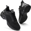 imageWomen Air Athletic Running Shoes  Air Cushion Shoes for Womens Mesh Sneakers Fashion Tennis Breathable Walking Gym Work Shoes All Black