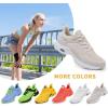 imageWomens Air Athletic Running Shoes  Air Cushion Shoes for Womens Mesh Fashion Sneakers Breathable Walking Gym Work Tennis Shoes Beige Size 7