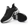 imageWomens Air Athletic Running Shoes  Women Sneakers Walking Shoes Non Slip Air Shoes Mesh Fashion Sneakers Breathable Gym Workout Tennis Black White Size 7