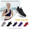imageWomens Air Athletic Running Shoes  Women Sneakers Walking Shoes Non Slip Air Shoes Mesh Fashion Sneakers Breathable Gym Workout Tennis Black White Size 7