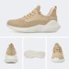 imageMens Walking Running Shoes  Comfortable Tennis Sneakers Memory Foam Workout Athletic Shoes for Work Outdoor Khaki Size 14