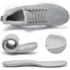 imageWalking Shoes for Men Sneakers  Memory Foam Tennis Running Shoes for Athletic Workout Gym Jogging Sports Lightweight Breathable Casual SneakersGreyb