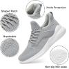 imageWalking Shoes for Men Sneakers  Memory Foam Tennis Running Shoes for Athletic Workout Gym Jogging Sports Lightweight Breathable Casual SneakersGreyb