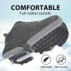 imageWide Toe Box Shoes for Men  Walking Shoes Extra Wide Width Comfortable Athletic Running Tennis Jogging Workout Gym Sneakers for Swelling Bunion Plantar FasciitisDark Grey