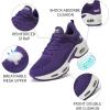imageWomens Air Athletic Running Shoes  Air Cushion Shoes for Womens Mesh Walking Fashion Sneakers Breathable Sport Gym Work Tennis Shoes Purple