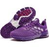 imageWomens Running Sneakers Air Shoes  Purple Tennis Shoes Women Non Slip Breathable Workout Shoes Lightweight Sports Cross Trainers for Athletic Gym Jogging Size 95