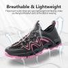 imageWomens Hiking Water Shoes  MultiPurpose Quick Dry Sneakers Non Slip ampamp Lightweight ampamp Breathable for Outdoor Sport Travel Walking Tour Swim BeachBlackRose