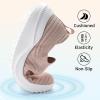 imageWomens Walking Shoes Slip on Sneakers Comfortable Knitted Mesh Sneakers Lightweight Casual Work ShoesDark Pink