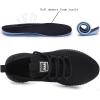 imageTennis Shoes for Women Lightweight Walking Gym Workout Sneakers Mesh Running Shoes All Black Size 75