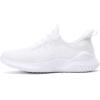 imageWalking Shoes for Men Sneakers  Slip on Tennis Running Memory Foam Shoes for Athletic Workout Gym Indoor Outdoor Lightweight Breathable Casual SneakersNewwhite