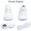 imageWhite Sneakers for Women Walking Shoes Comfortable Lightweight Womens Work Casual Tennis Shoes for Gym 75 US White