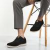 imageMens Oxford Dress Shoes Sneakers Casual Wingtip Comfortable Work Shoes for Male Classic Fashion Lace up Black Size 10