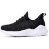 imageWorkout Shoes for Men Walking Shoes Mens Slip On Running Tennis Memory Foam Gym Shoes for Work Mixblack Size 12